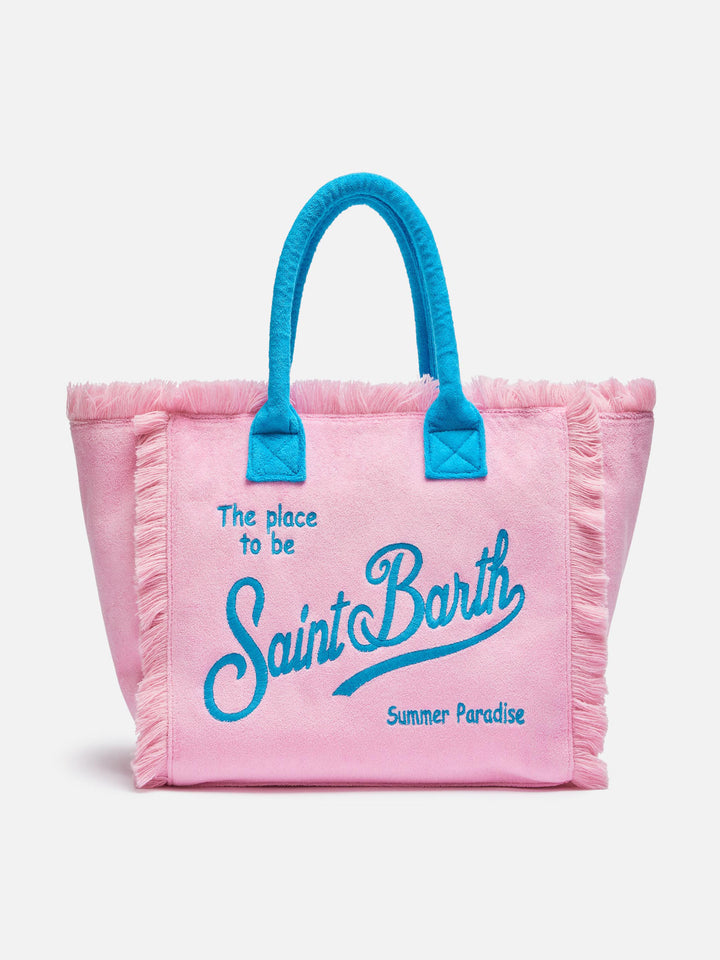 Borsa a spalla Vanity Sponge in spugna rosa