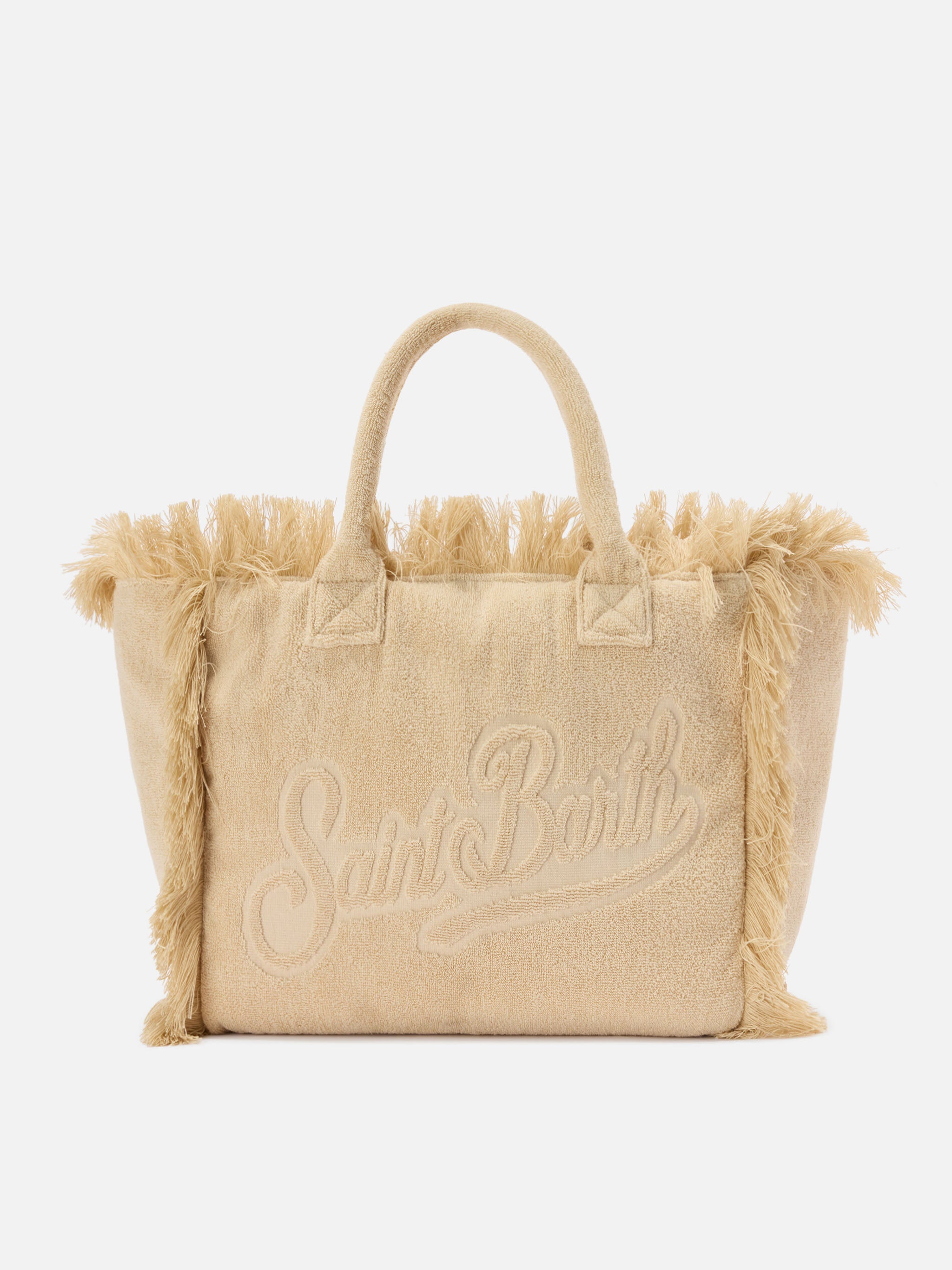 SMOOTHSKIN PUREFITWH-VANITYBAG-SAVANNAH… Beige solid color terry effect Vanity regular bag – MC2 Saint Barth