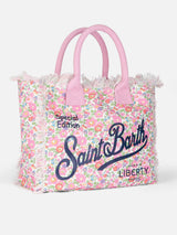 Borsa tote Vanity Liberty in tela di cotone Betsy | REALIZZATA CON TESSUTO LIBERTY