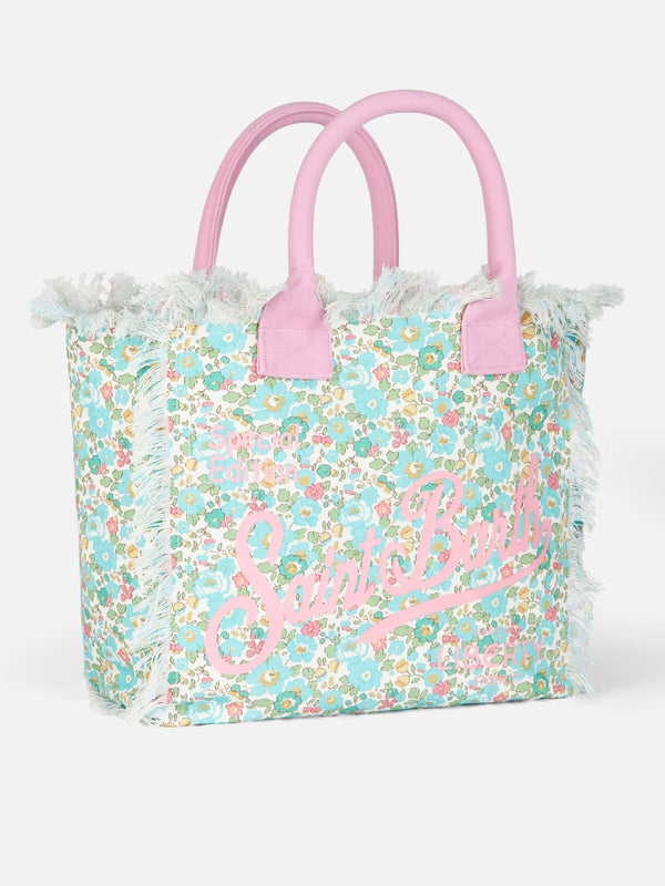 Borsa tote Vanity Liberty in tela di cotone Betsy | REALIZZATA CON TESSUTO LIBERTY