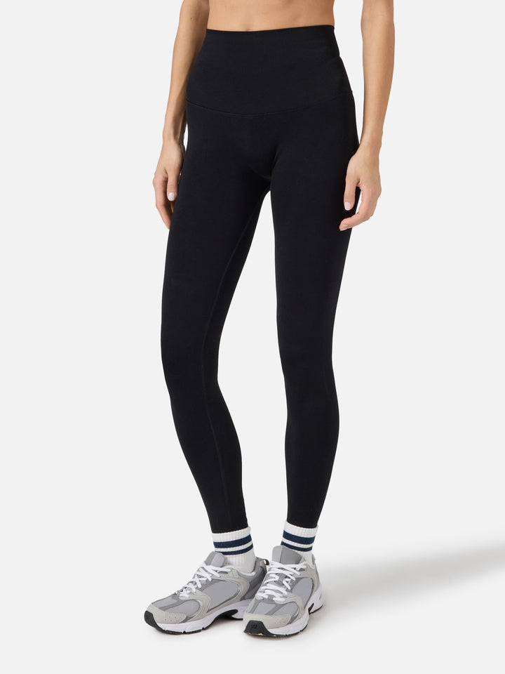 Leggings sportivi Vega neri in tessuto tecnico
