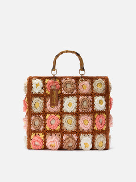 Handgemachte Kacheln Häkeltasche Victoria