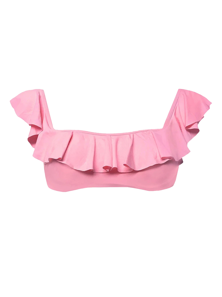 Bandeau arruffato donna rosa