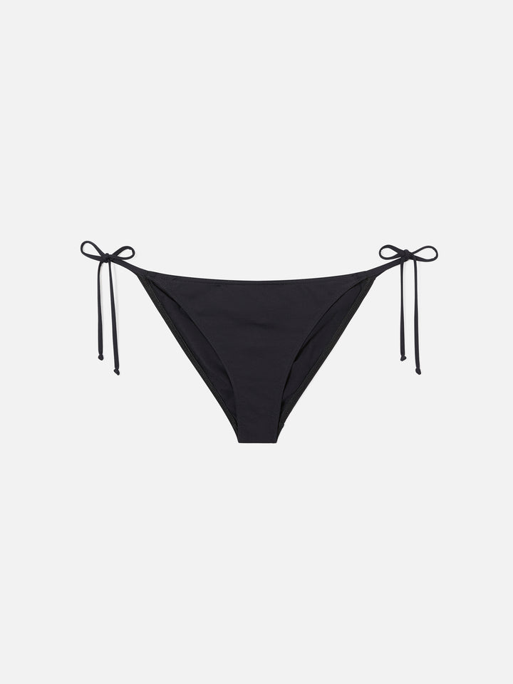 Judy Virgo black bralette bikini with ties
