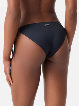 Bikini Judy Virgo bralette nero con laccetti