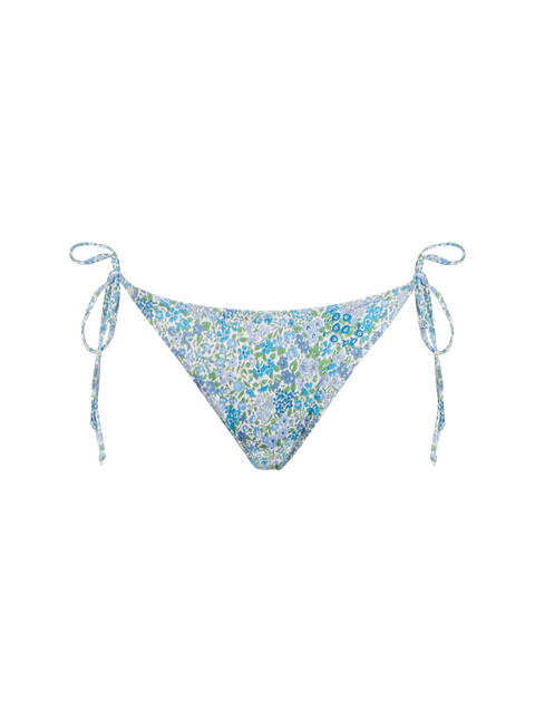 Woman classic swim briefs Virgo with joanna Luise print | MADE WITH LIBERTY FABRIC - MC2 Saint Barth