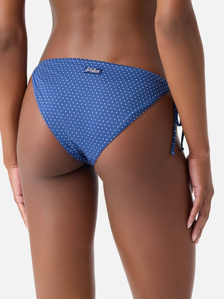 Virgo klassische Swim-Briefs mit Mikro-Polka-Dot-Print 