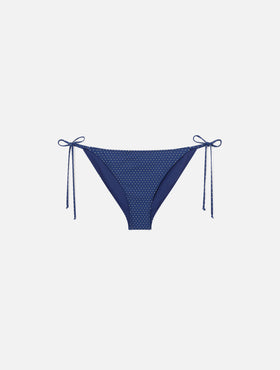 Slip mare Virgo classico con stampa a micro pois