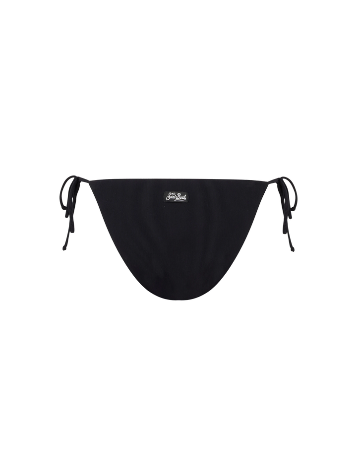 Black ribbed swim briefs - MC2 Saint Barth