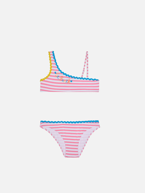 Girl one shoulder bikini - MC2 Saint Barth