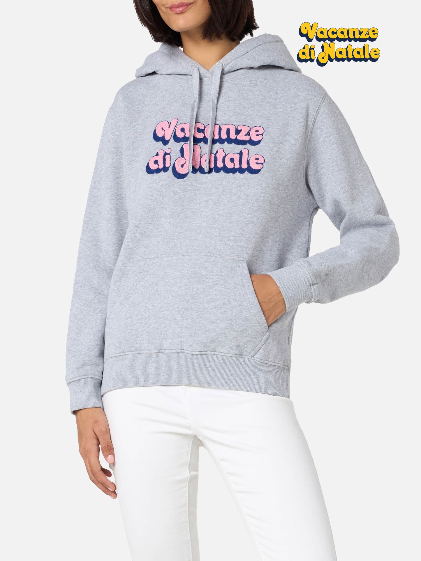 Damen-Sweatshirt Virginia mit Vacanze di Natale-Aufdruck | VACANZE DI NATALE SONDERAUSGABE