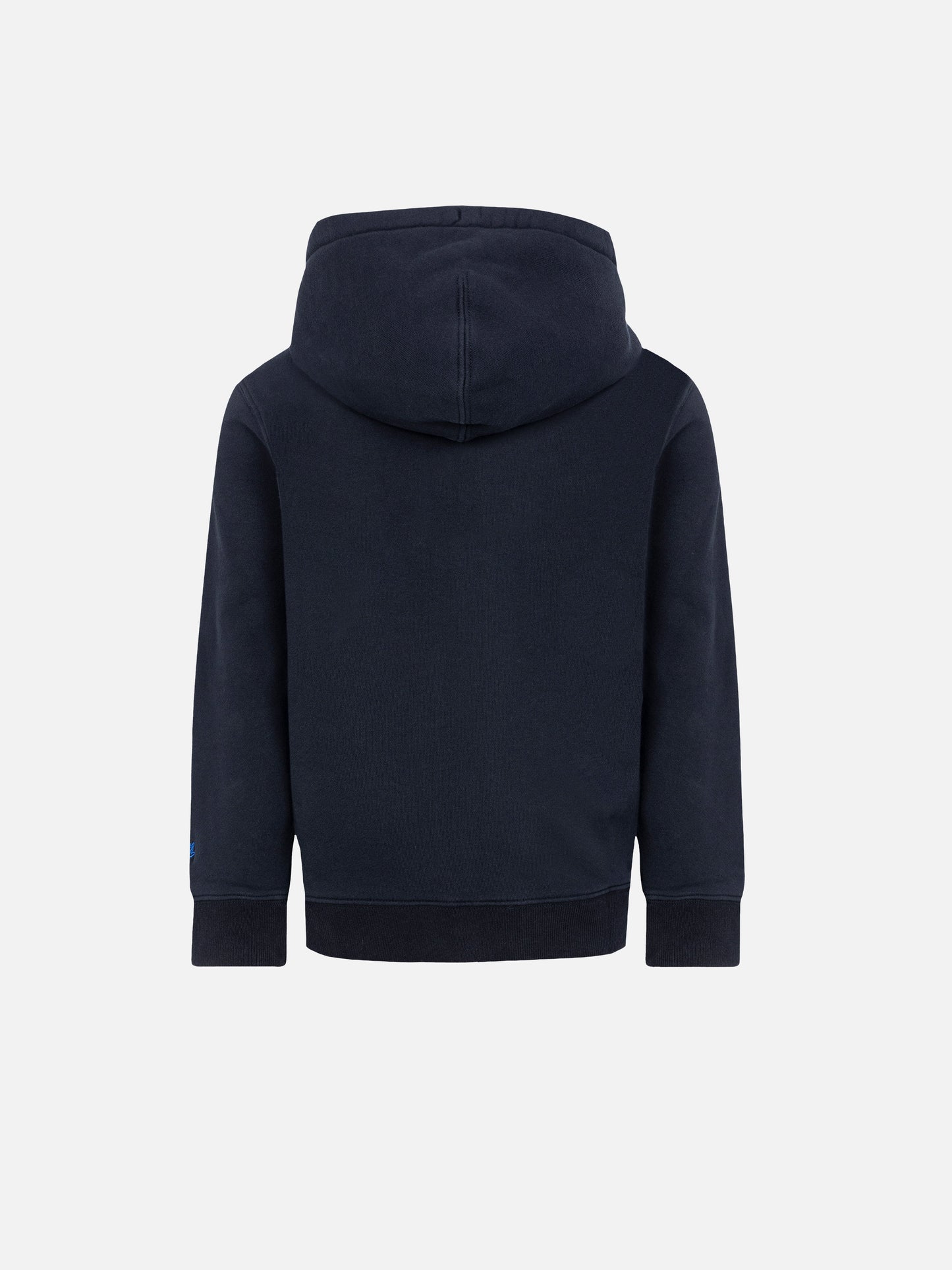 boy Blue navy sweatshirt Off Piste team embroidery - MC2 Saint Barth