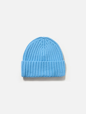 Man dusty blue cashmere blend hat Wengen - MC2 Saint Barth