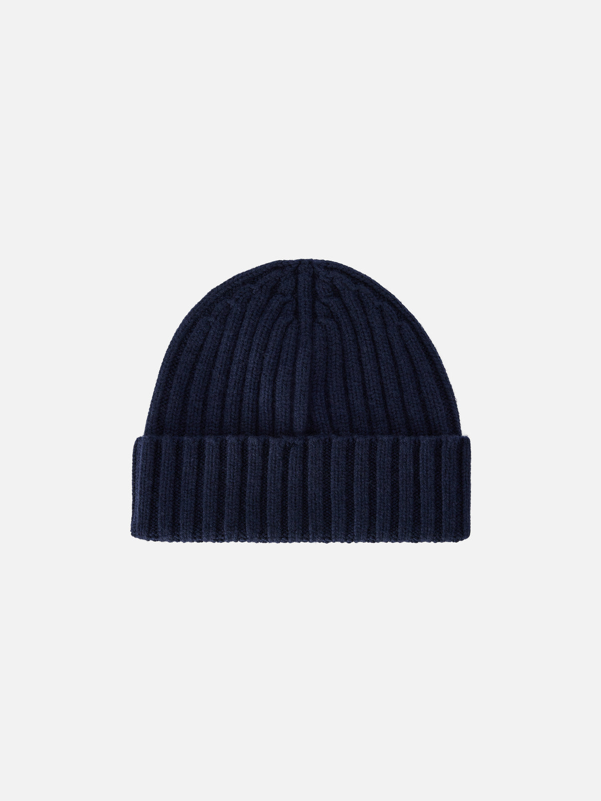 Navy blue Wengen beanie with St. Barth embroidery