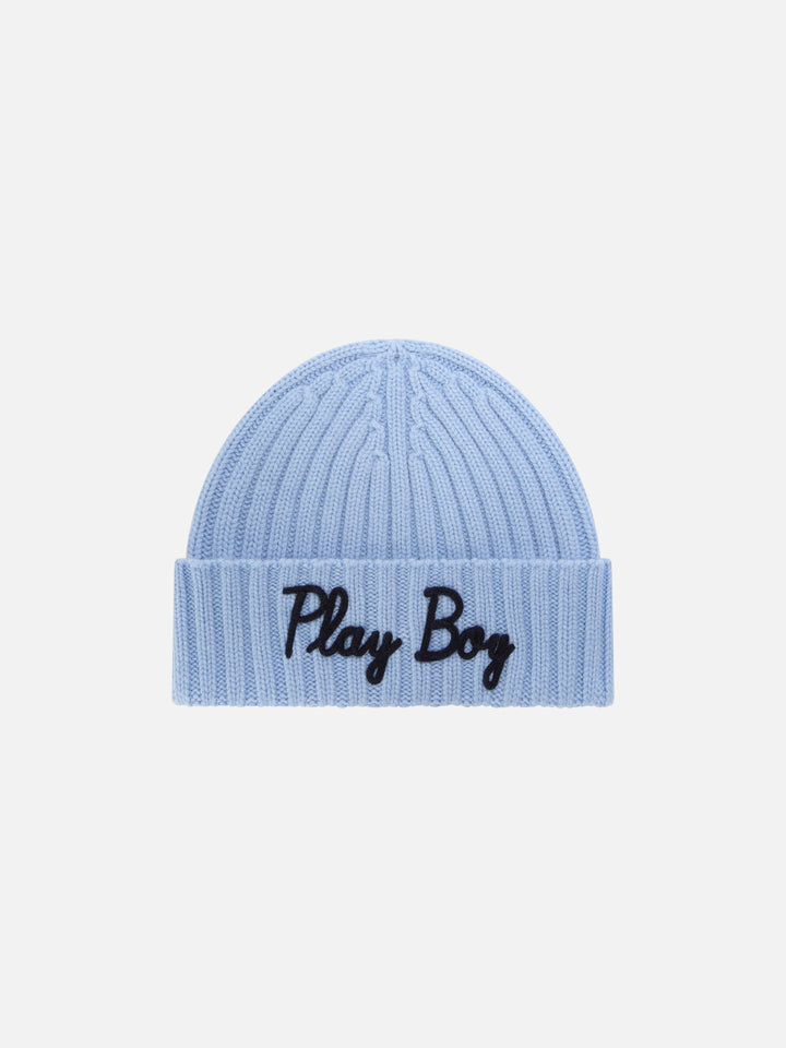Gorro Wengen ligero blue con bordado Play Boy 
