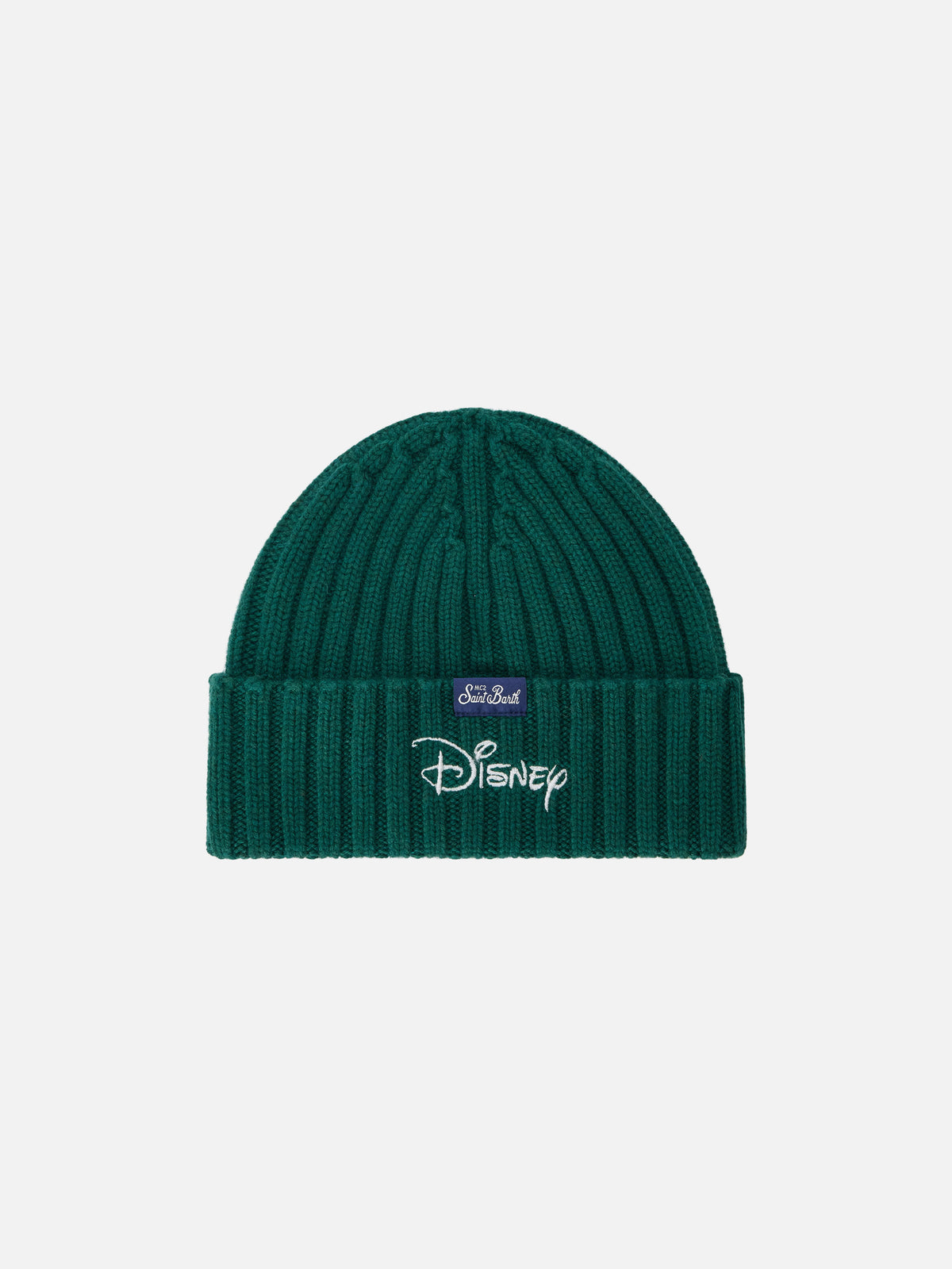 Bonnet Wengen vert avec broderie Vado Dai Nonni | Special edition 