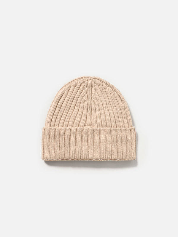 Man beige pure cashmere hat Wengen