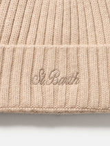 Man beige pure cashmere hat Wengen