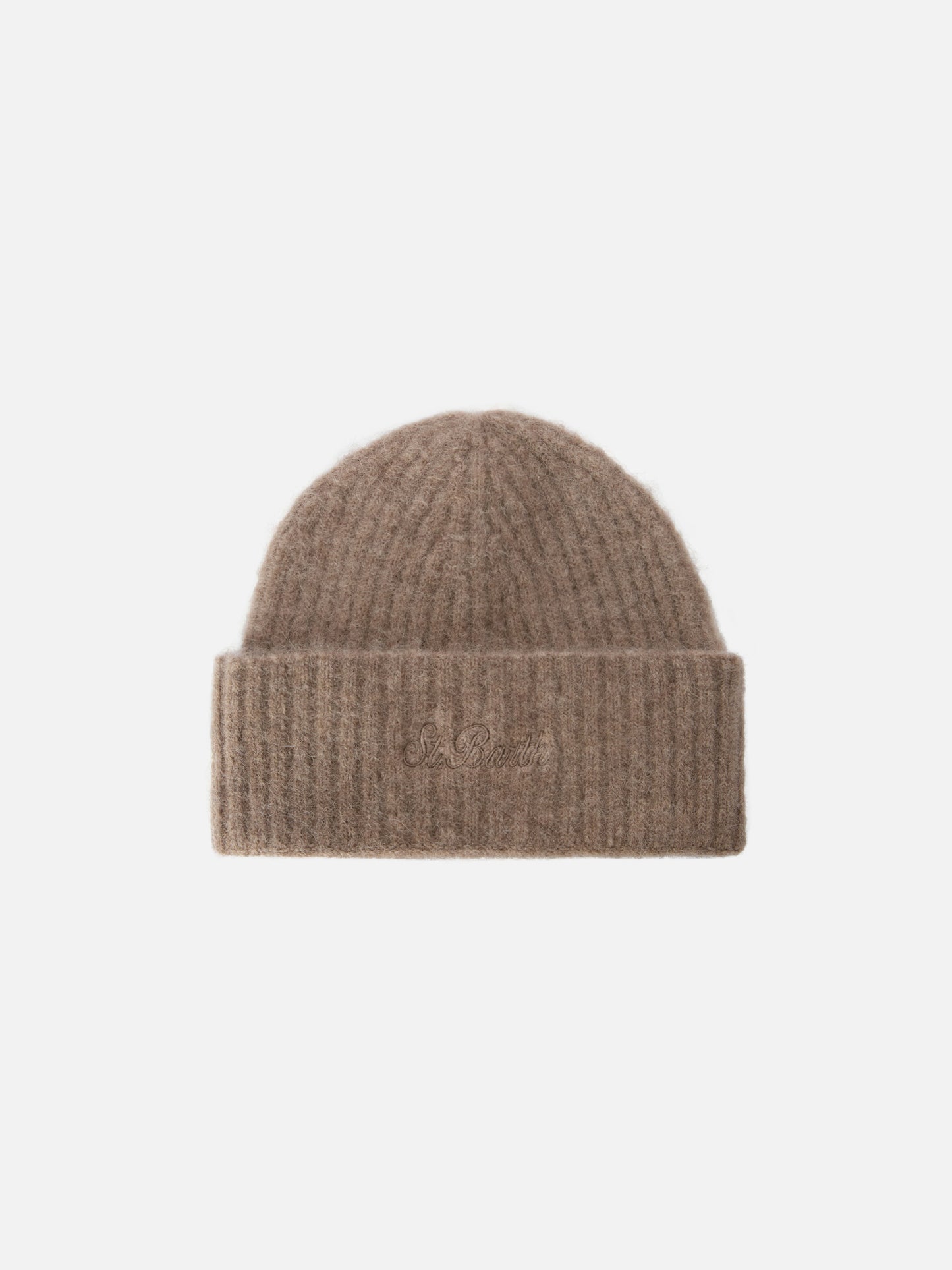 Kaki stretch alpaca hat Wengen