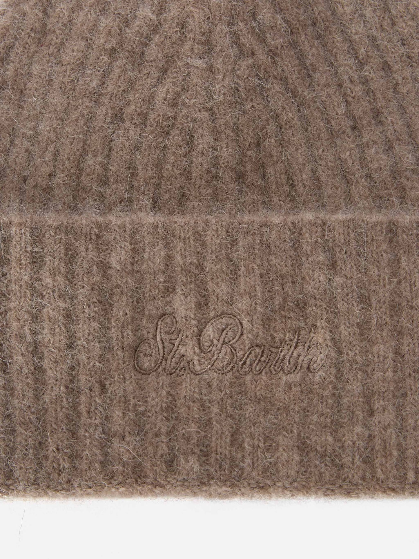 Kaki stretch alpaca hat Wengen