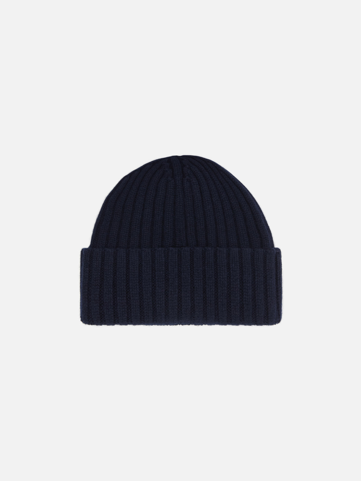 Gorro de lana Wengen Night blue con bordado del logotipo 