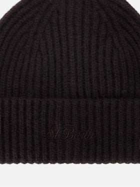 Gorro Wengen de cachemir marrón 
