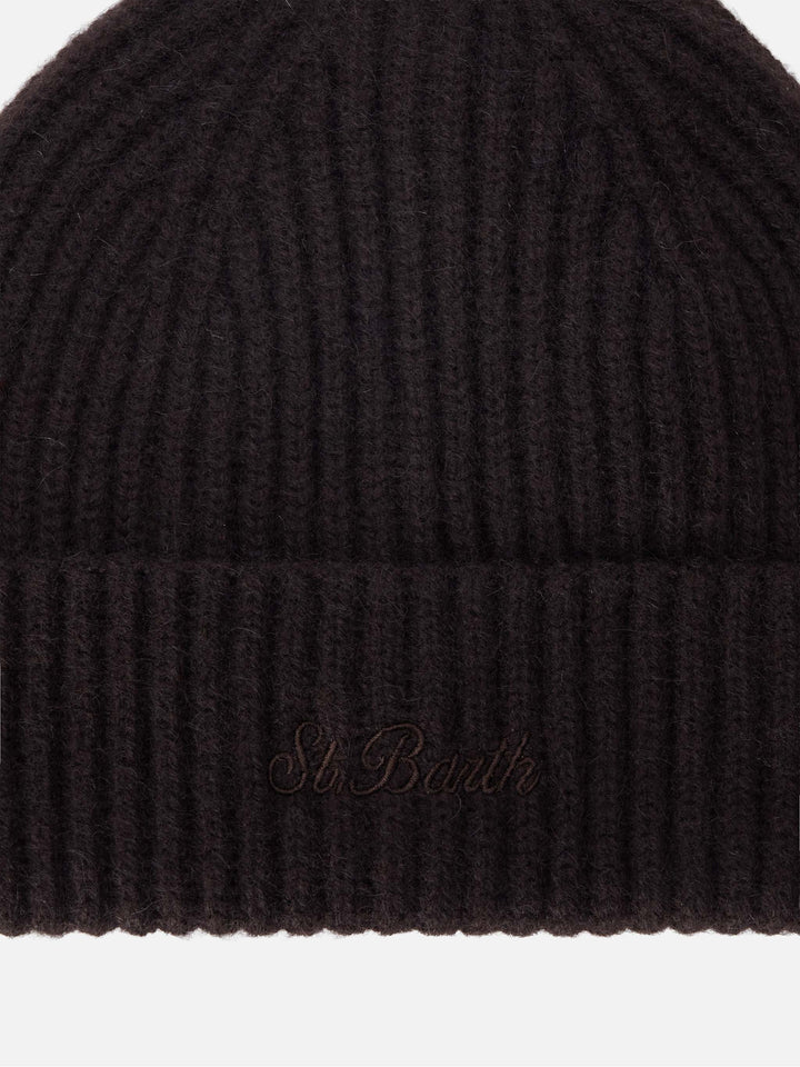 Brown Wengen cashmere beanie