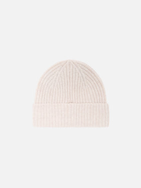Beige Wengen cashmere beanie