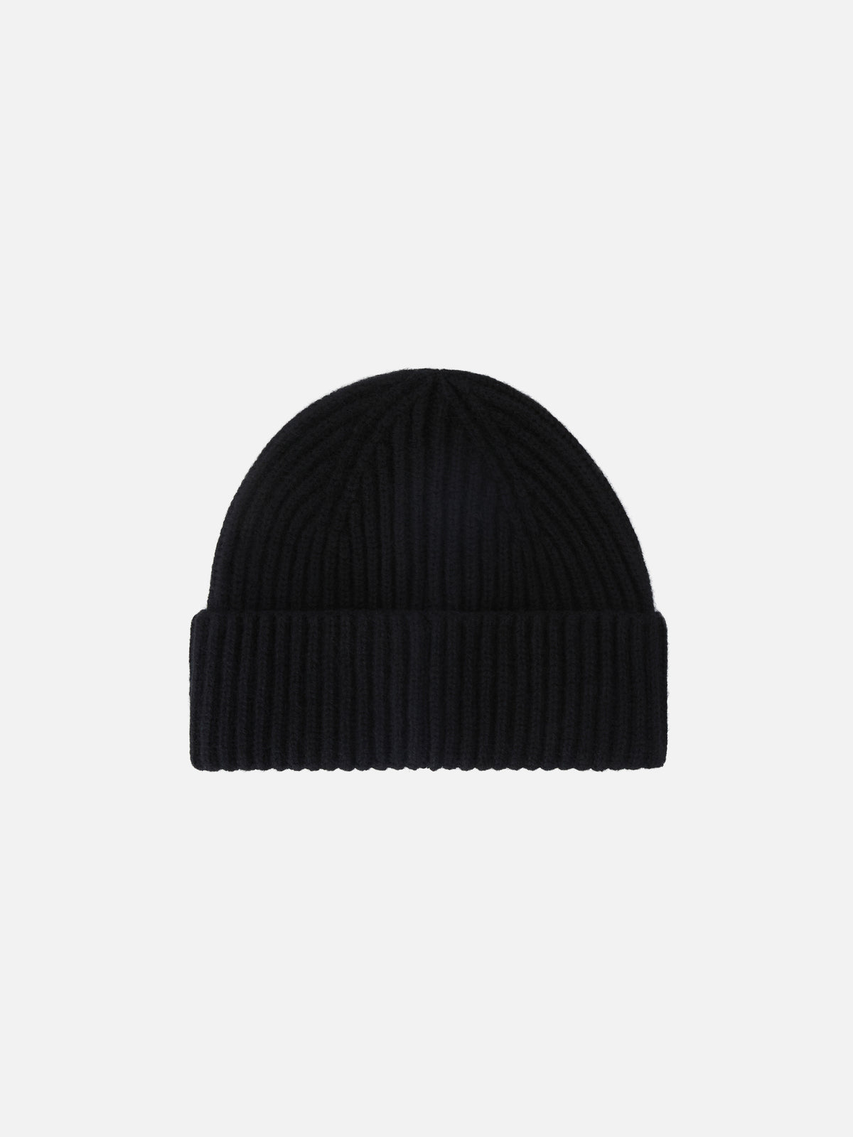 Gorro beanie Wengen de cachemir negro 