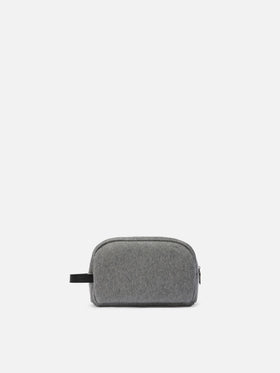 Westwood Vanity Case in gray wool blend felt