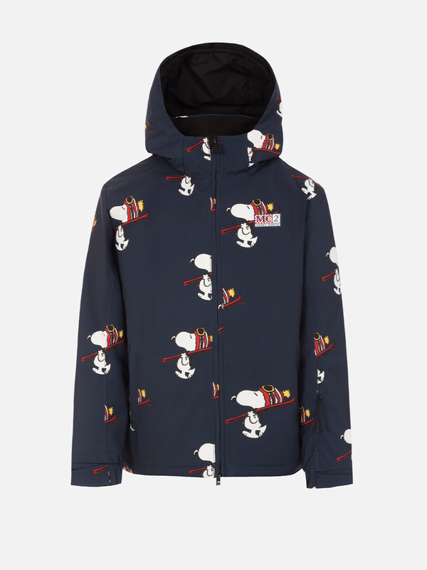 Blaue Jungenjacke Wildhorn mit Snoopy Ski Club-Aufdruck | SNOOPY PEANUTS SPECIAL EDITION