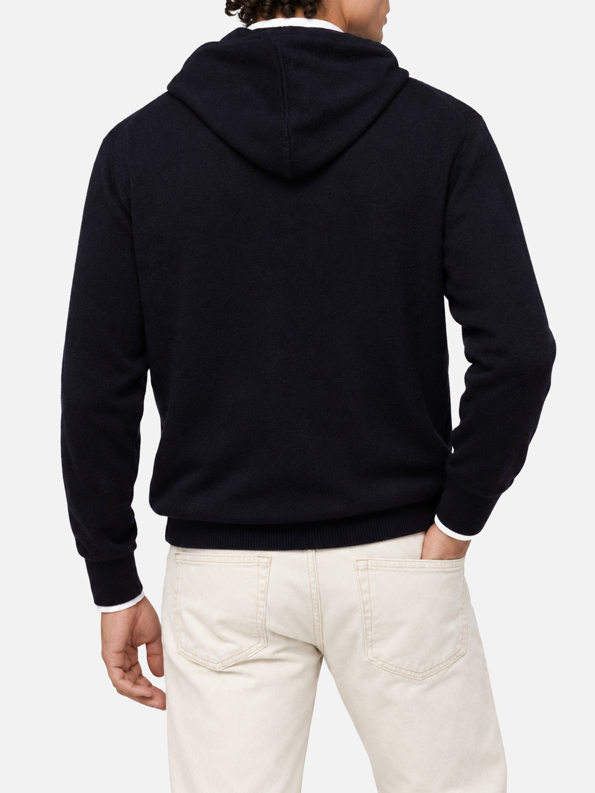 Sudadera con capucha de cashmere mezclado Wood 