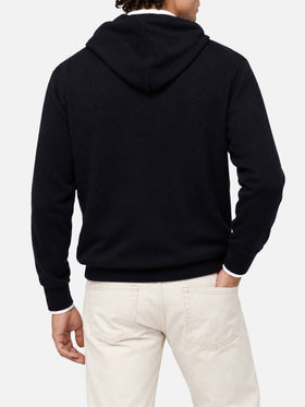 Sudadera con capucha de cashmere mezclado Wood 
