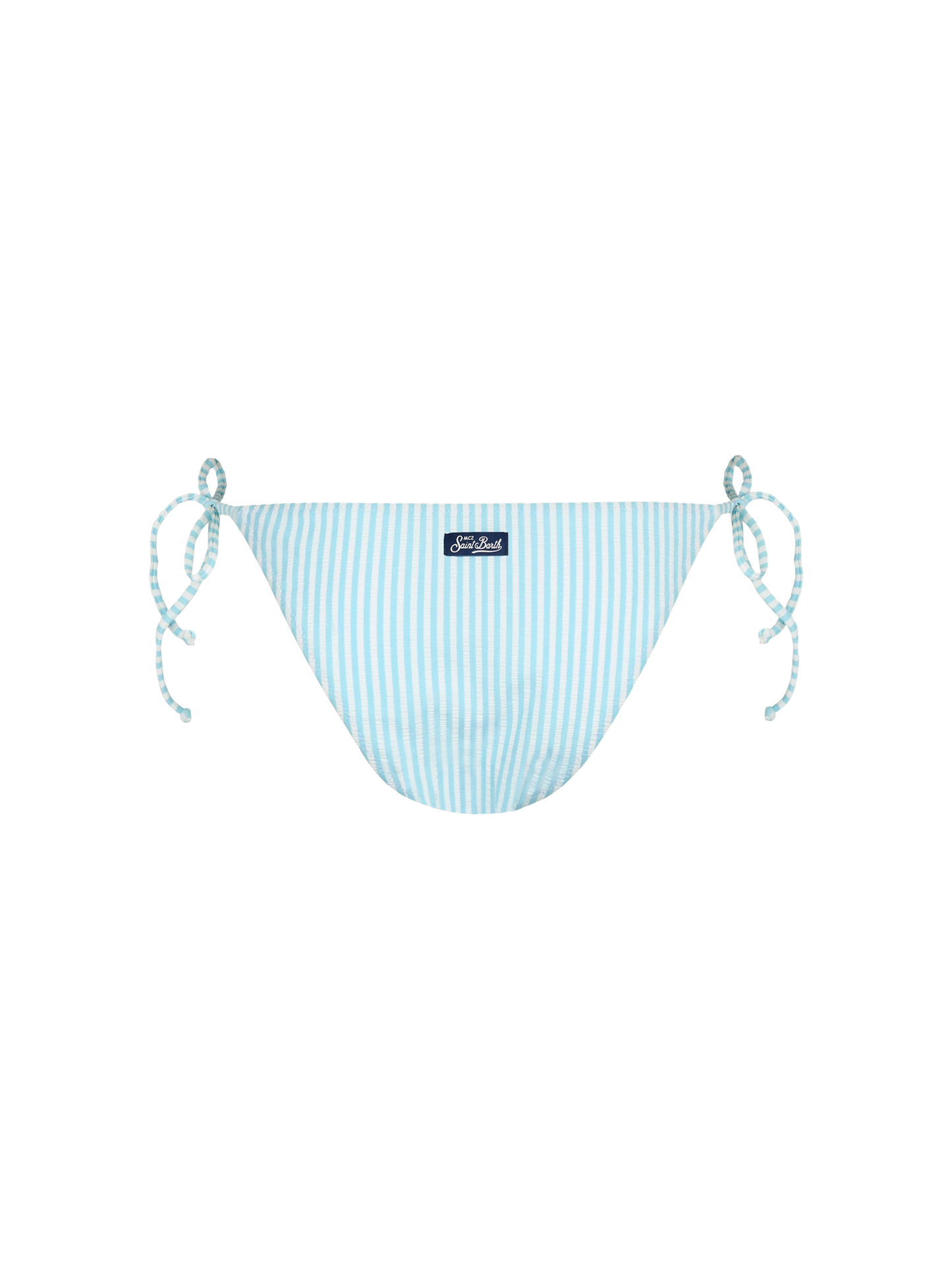 Slip mare donna classico Virgo a righe in seersucker