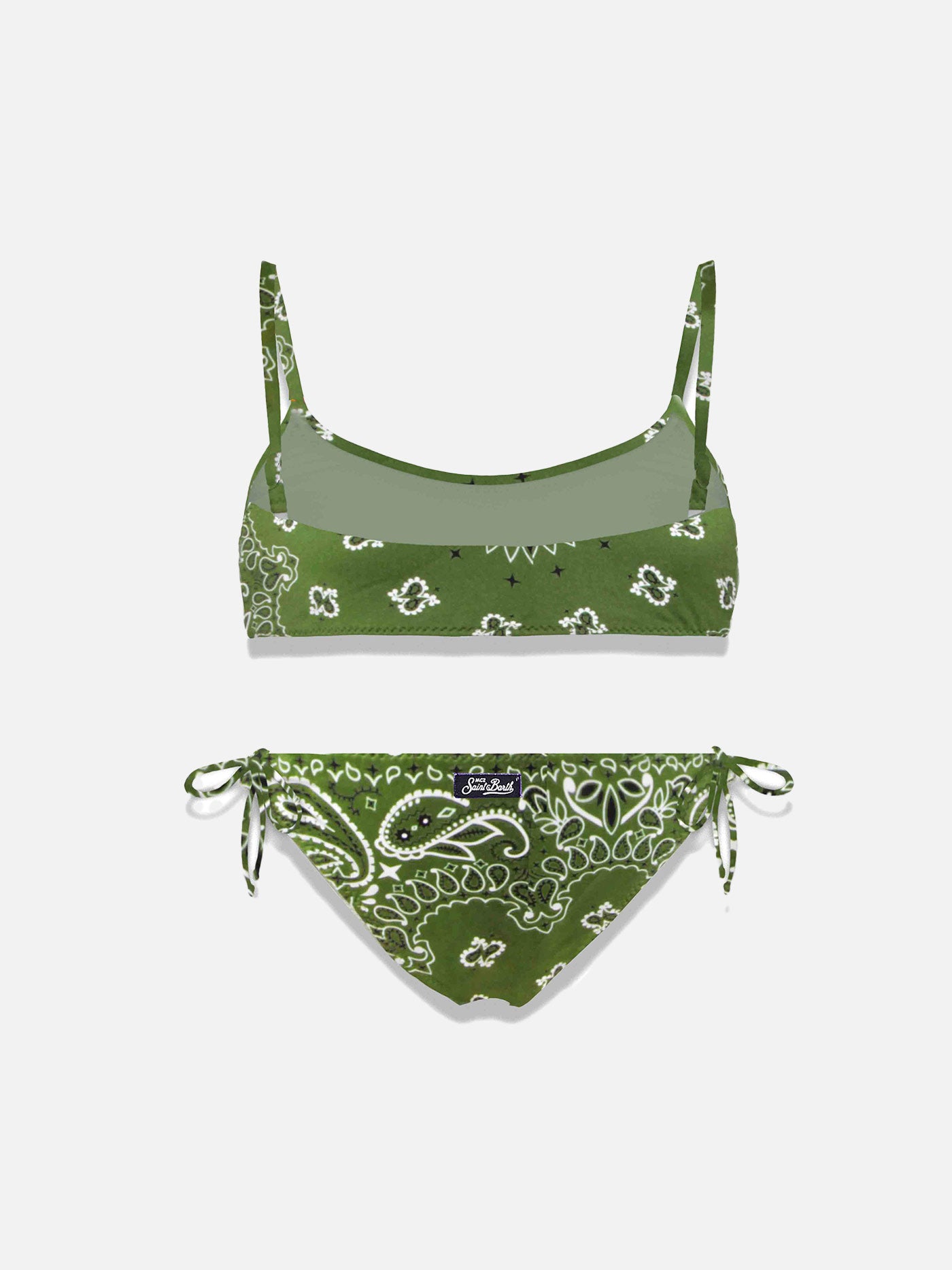 Brralette bikini Jaiden with bandanna print - MC2 Saint Barth