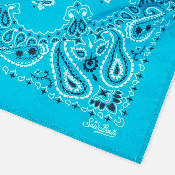 Foulard bandana azzurra