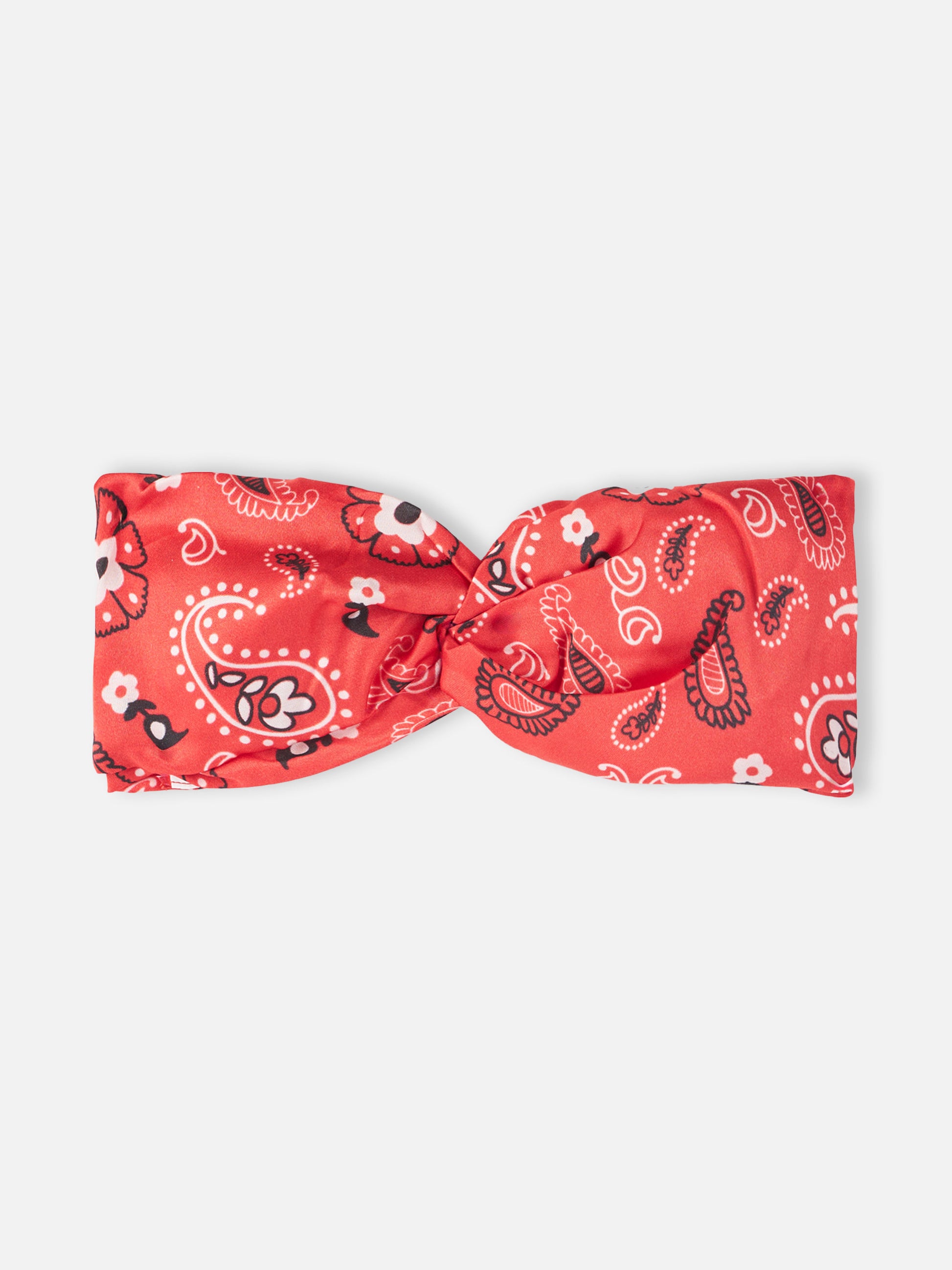 Woman red bandanna hairband - MC2 Saint Barth