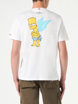 T-shirt da uomo in cotone con stampa Bart angel | EDIZIONE SPECIALE DEI SIMPSON