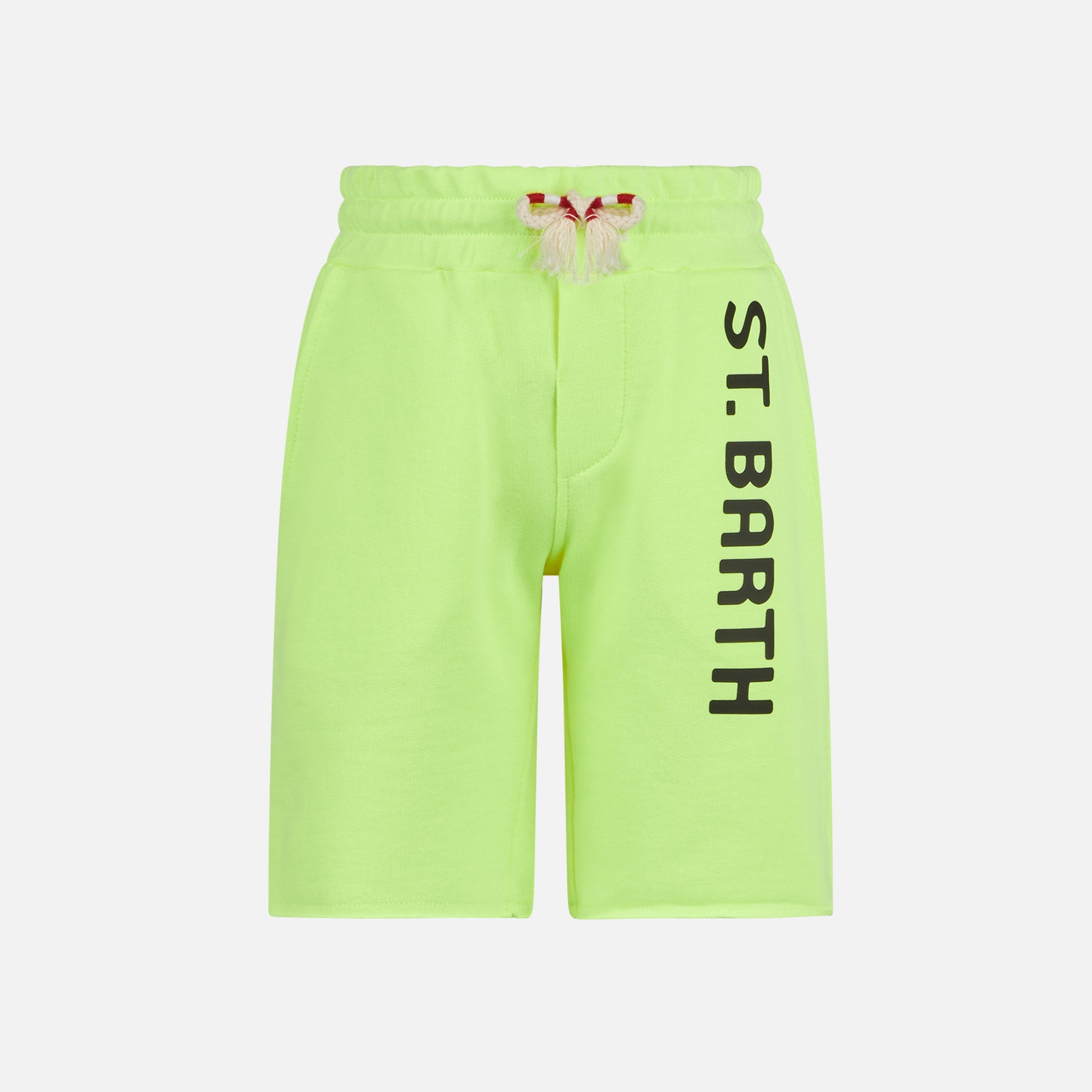 Boy cotton fluo yellow bermuda - MC2 Saint Barth