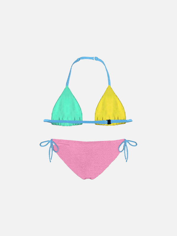 Girl terry multicolor bikini