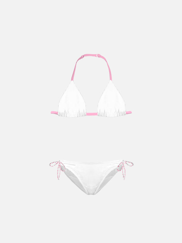 Bikini da bambina ricamo I Love Forte