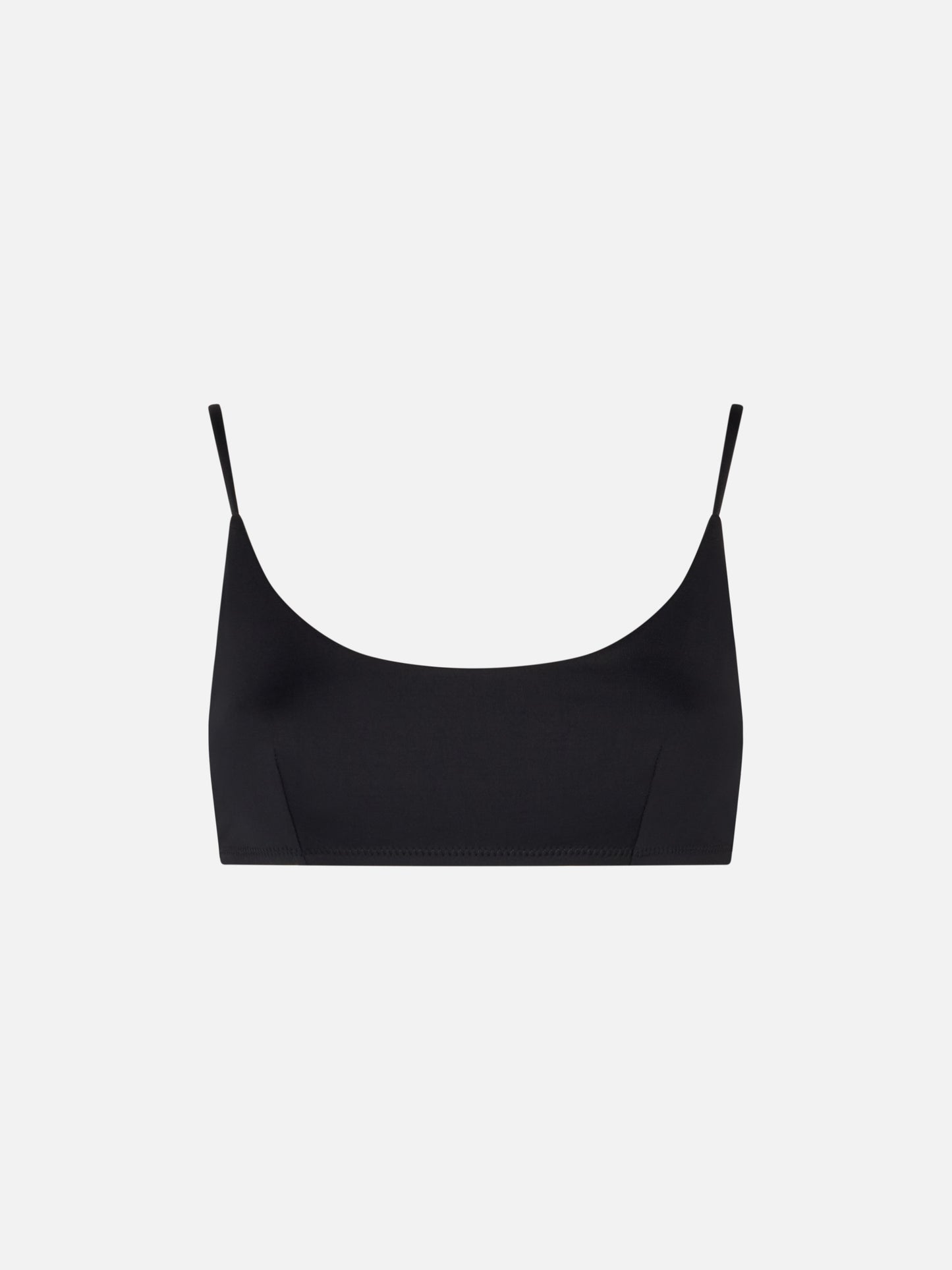 Schwarzer Bralette-Badeanzug für Damen