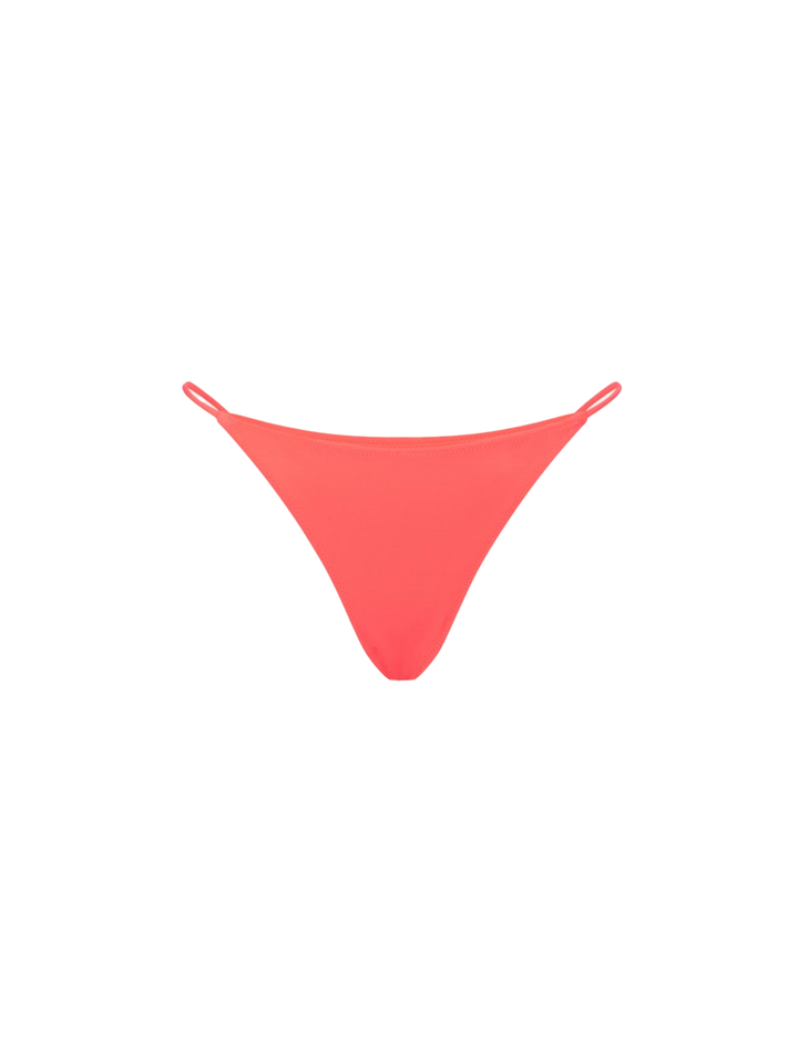 Bandeau-Bikini für Damen in Neonrot