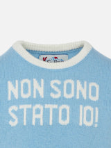 Maglia da bambino girocollo con stampa Non Sono Stato Io