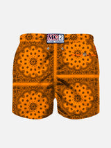 Orange Badeshorts für Jungen