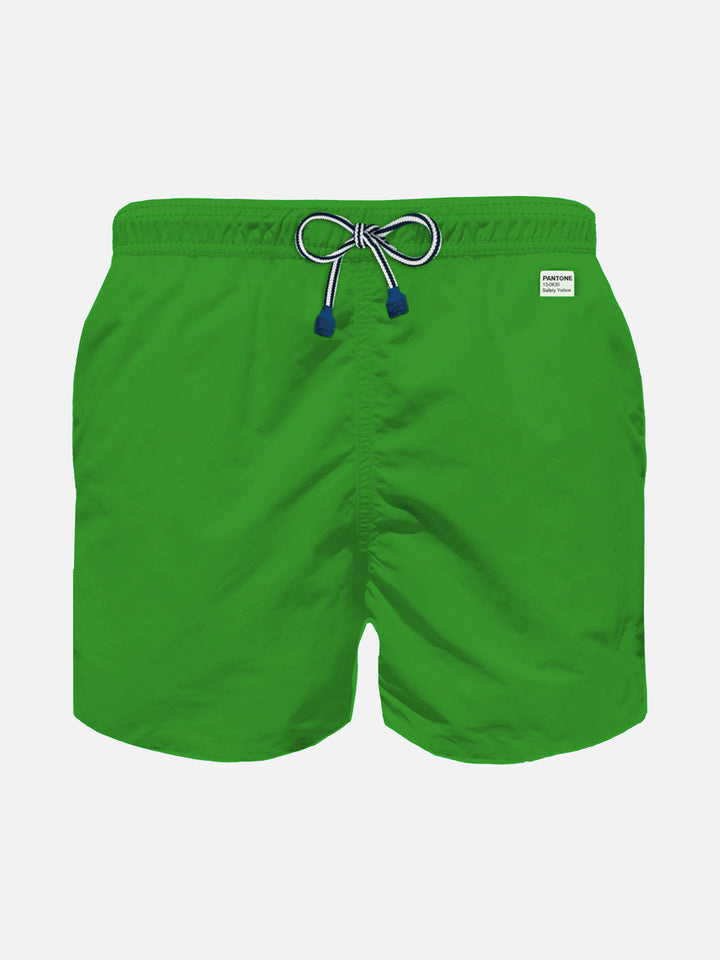 Costume da bagno da bambino in tessuto verde chiaro | EDIZIONE SPECIALE PANTONE®