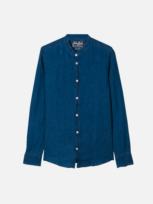 Denim Linen Kid's Shirt