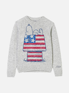 Kinderpullover mit Snoopy-Jacquard-Print | Peanuts™ Sonderausgabe