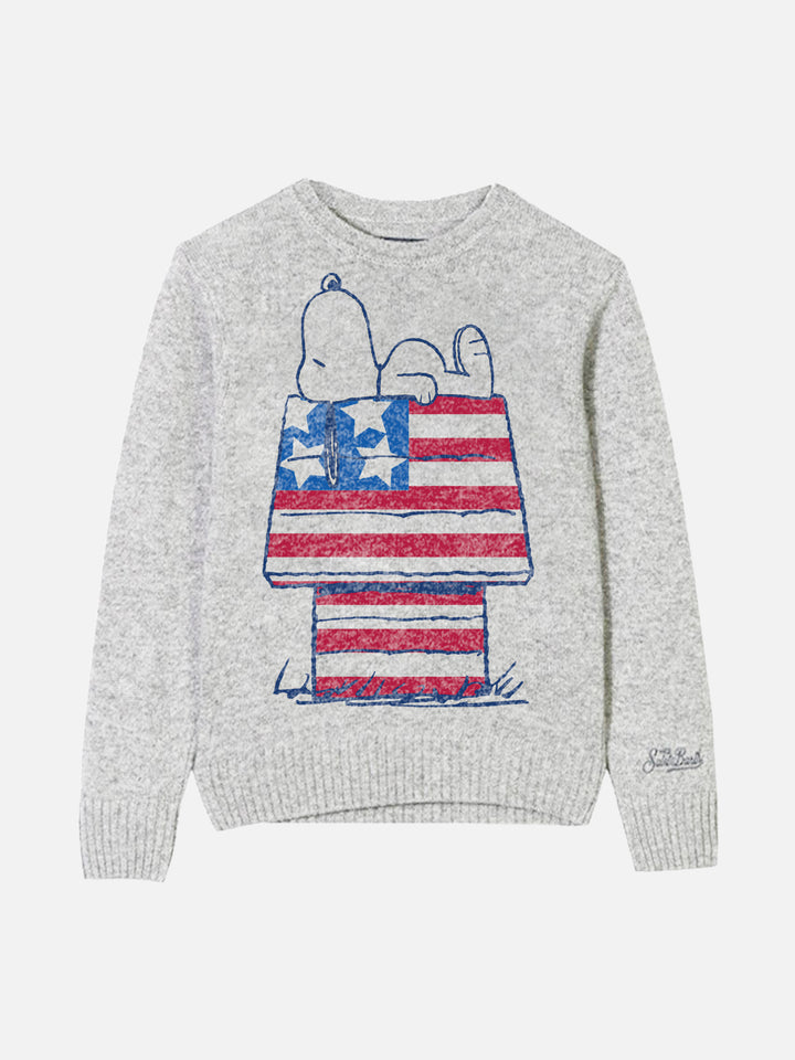 Kinderpullover mit Snoopy-Jacquard-Print | Peanuts™ Sonderausgabe
