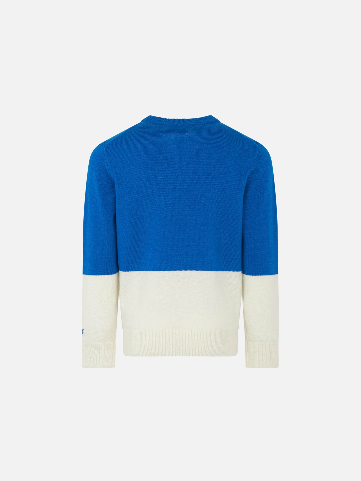 Boy sweater with Courmayeur jacquard